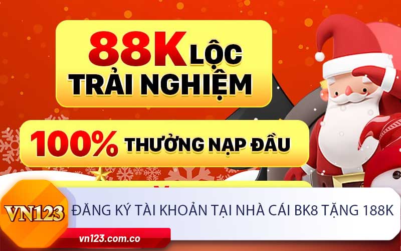 Đăng Ký Tài Khoản tại nhà cái Bk8 tặng 188k